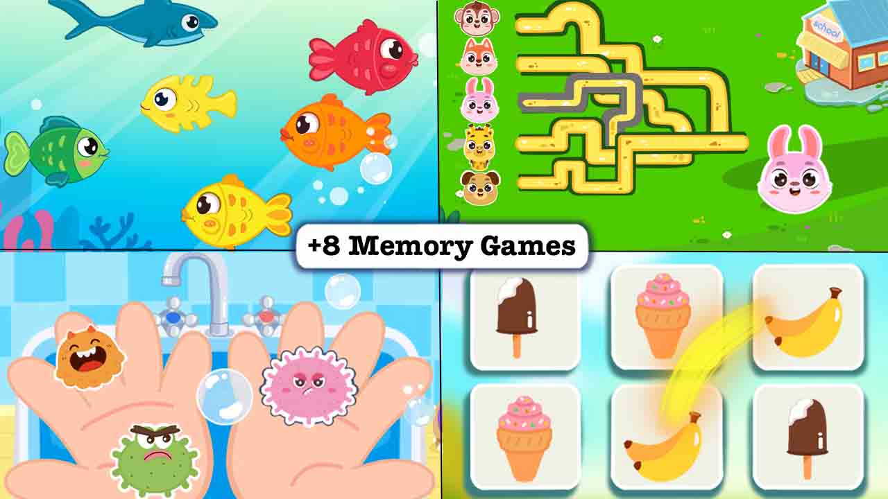 Memory games for kids 3 year old