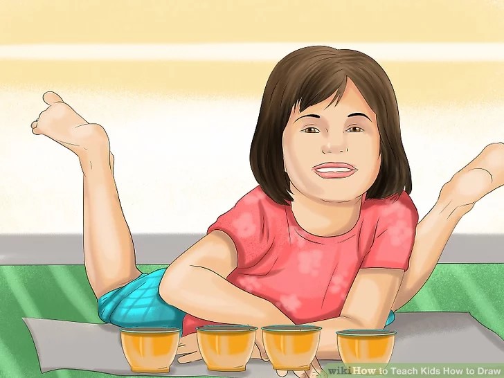 آموزش نقاشی به کودکان- مرحله 1