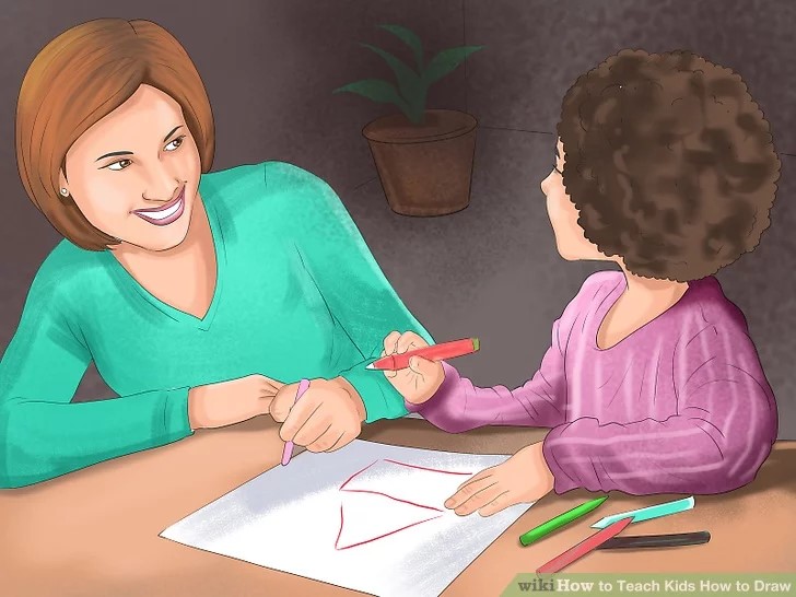 آموزش نقاشی به کودکان- مرحله 2