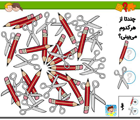 معمای شمردن اشیا
