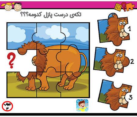 معمای پیدا کردن تکه گمشده پازل