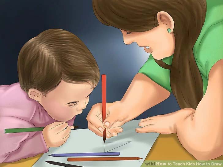 آموزش نقاشی به کودک ۵ ساله